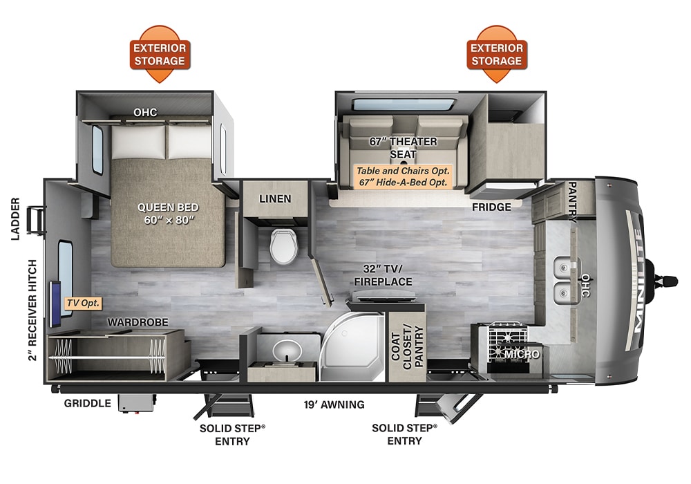 2024 Rockwood MINILITE 2516S – 4564C